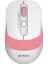 FG10 Nano Alıcı Kablosuz Optik 2000DPI Enerji Korumalı Mouse - Beyaz/Pembe 3