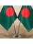 Bangladeş Masa Bayrağı Krom Direkli İkili Bayrak 2