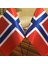 Norveç Masa Bayrağı Krom Direkli İkili Bayrak 2