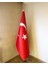 Türk Makam Bayrağı Seti Krom Direkli Simsiz Saten Kumaş 225 cm 1