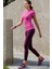 Mor Leylak (Yoga-Fıtness-Pilates-Koşu) Sporcu Tayt Alt Üst Takım 1