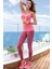 Pembe (Yoga-Fıtness-Pilates-Koşu) Sporcu Tayt Alt Üst Takım 1