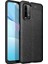 Xiaomi Redmi 9t Kılıf Niss Silikon Deri Görünümlü+Nano Glass Siyah 1
