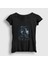 Kadın Siyah Sub Zero V4 Mortal Kombat T-Shirt 1