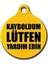 Kayboldum Lütfen Yardım Edin Yuvarlak Kedi Köpek Künyesi 1