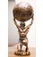 Atlas Biblo Özel Tasarım Bronz Heykel 32 cm Ev Dekor 2