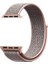 Apple Watch Uyumlu 1 2 3 4 5 38mm Kordon Kumaş Cırtcırtlı Kordon Bronz 1