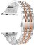 Apple Watch Uyumlu 3 4 5 38mm Kordon Çift Renk Metal Kordon Çıtçıtlı Bronz 1