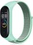 Xiaomi Mi Band 3 Kılıf Kumaş Cırtcırt Kordon Velcro Turkuaz 1