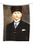 Atatürk Posteri Parlak Kumaş No:9 50 x 75 cm 1