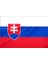 Slovakya Ülke Bayrağı Parlak Kumaş 50 x 75 cm 1