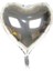 Gümüş Rengi Uçan Folyo Balon 80 Cm. 1