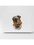 Laptop Sticker Bilgisayar Kaplama Notebook Macbook Pug Köpek Beyaz-Ls-64 1