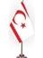 Kuzey Kıbrıs Türk Cumhuriyeti Masa Bayrağı Set Halinde 1