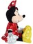 Parlak Kırmızı Elbiseli Minnie Mouse Sesli Peluş 30 cm 2