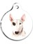 Suluboya Bull Terrier Yuvarlak Köpek Künyesi 1