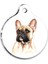 Suluboya French Bulldog 2 Yuvarlak Köpek Künyesi 1