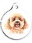Suluboya Toy Poodle Yuvarlak Köpek Künyesi 1