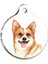 Suluboya Welsh Corgi Yuvarlak Köpek Künyesi 1
