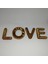 Ahşap Love Yazılı 4 Parça Çerezlik 2