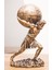 Antioch Artdesign Tasarım Atlas Biblo Bronz 30 Cm Ev Dekor 1