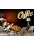 Coffee Kafe Tarz Duvar Kağıdı 1