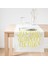Sarı Home Sweet Home Dekoratif Süet Runner 1