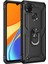 Xiaomi Redmi 9C Kapak Military Yüzüklü Stantlı Panzer Tank Kılıf Siyah 1