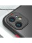 Apple iPhone 11 Pro Max Kılıf Kamera Korumalı Silikon Kenarlı Renkli Düğmeli Mat Arka Kapak Kırmızı 2