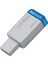 64GB Usb3.1 Bellek Metal Mavi DT50/64GB 1