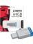 64GB Usb3.1 Bellek Metal Mavi DT50/64GB 2