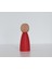Waldorf Montessori Peg Bebek Mini Insancık Boyalı 6'lı Set 4