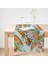 Kuş Motifli Dijital Baskılı Modern Süet Runner 1