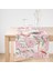Flamingo Desenli Dijital Baskılı Süet Runner 1