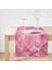 Pembe Zeminli Dijital Baskılı Modern Süet Runner 1