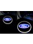 Ford Pilli Yapıştırmalı Kapı Altı LED Hayalet Logo 4