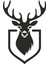 Geyik Logo Folyo Sticker 30CM Uzunluk 1