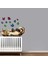 Kt Decoration Yavru Kedi ve Uçan Kelebekler Duvar Sticker Seti 1