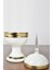 Prowhıte Kristal Kulplu Gold Şekerlik 38 cm 2
