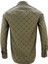 Erkek Slim Fit Yeşil Desenli Koldan Katlamalı Erkek Gömlek 4