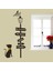Kt Decoration Gezgin Kedinin Yolculuğu Pvc Duvar Stickeri 1