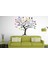 Kt Decoration Ağaçta Kuşlar ve Rengarenk Yapraklar Xl Pvc Duvar Sticker Seti 1
