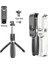 Go Pro Uyumlu Bluetooth  Kumandalı Katlanabilir 100 cm Selfie Çubuğu Özçekim Tripod Çubuğu 4