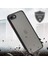 Apple iPhone X Kılıf Kamera Korumalı Silikon Kenarlı Renkli Düğmeli Mat Arka Kapak Siyah 3