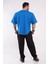 Oversize Antrenman Tişörtü Kalın Cardio Rag Top Big Sam 3209 3