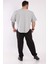 Oversize Antrenman Tişörtü Kalın Cardio Rag Top Big Sam 3208 5
