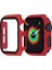 Apple Watch 40MM - Kasa ve Ekran Koruyucu Apple Watch Gard 01 - Kırmızı 1