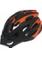 MV29 Unisex Işıklı Kask Siyah/Turuncu 3