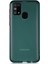 Samsung Galaxy M31 Kılıf Renkli Şeffaf Kapak - Yeşil 1