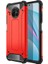 - Xiaomi Mi 10T Lite 5G - Kılıf Çift Katman Zırh Tank Crash Military Kapak - Kırmızı - T15691 1